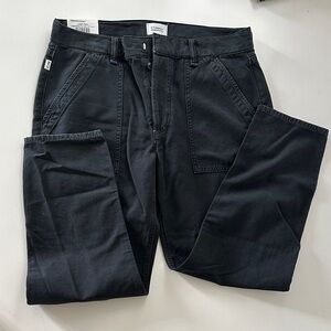 Citizens of Humanity NWT Faded Black Utility Pants